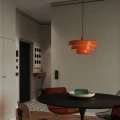 Lampa wisząca Retro pomarańczowa Ø 35cm Abruzzo Tesoro 5.webp