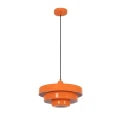 Lampa wisząca Retro pomarańczowa Ø 35cm Abruzzo Tesoro 8.webp