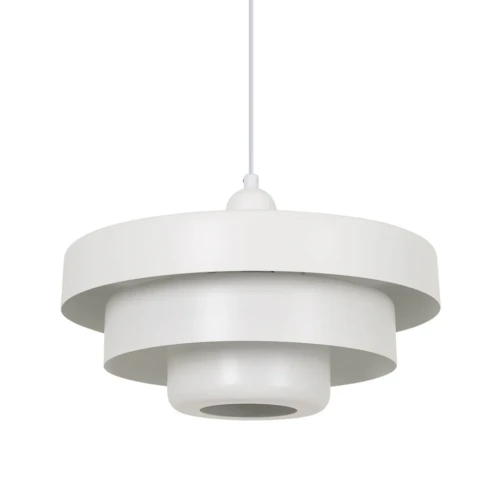 Lampa wisząca Retro Biała Ø 35cm Abruzzo Tesoro.webp