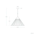 Lampa Wisząca z Filcu Ø52cm Abruzzo Vistaro 6.webp