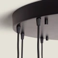 Lampa Wisząca szklana kolorowa 12xG9 Ø60cm Abruzzo Sorello 7.webp