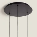 Lampa Wisząca szklana kolorowa 3x5W 3000K Abruzzo Sorello 7.webp