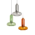 Lampa Wisząca szklana kolorowa 3x5W 3000K Abruzzo Sorello 9.webp