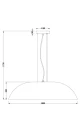 Lampa Wisząca Akustyczna LED 30W 4000K Ø80 cm do biura Abruzzo Splendido 10.webp