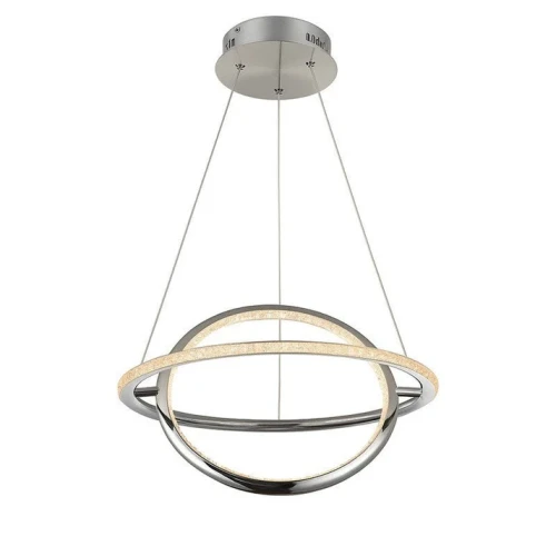 Lampa wisząca 28W chromowana z kwarcem Ø45cm Abruzzo bella.webp