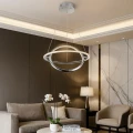 Lampa wisząca 28W chromowana z kwarcem Ø45cm Abruzzo bella 5.webp