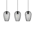 Lampa Wisząca Czarna 3xE27 aluminium Abruzzo Eraldo 6.webp