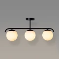 Lampa Sufitowa Milano Czarna mleczne kule 3xE27 Abruzzo Klinto 6.webp