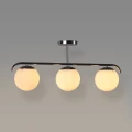 Lampa Sufitowa Milano srebrna mleczne kule 3xE27 Abruzzo Klinto 5.webp