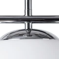 Lampa Sufitowa Milano srebrna mleczne kule 3xE27 Abruzzo Klinto 7.webp