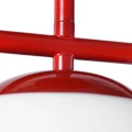 Lampa Sufitowa Milano czerwona mleczne kule 3xE27 Abruzzo Klinto 8.webp
