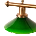Lampa Wisząca bilardowa 3xE27 Zielone szkło Abruzzo Otto 10.webp