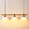Lampa Wisząca bilardowa 3xE27 Białe szkło Abruzzo Otto 6.webp