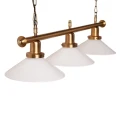 Lampa Wisząca bilardowa 3xE27 Białe szkło Abruzzo Otto 9.webp