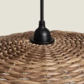 Lampa Wisząca Zewnętrzna E27 z rattanu IP44 Ø60 cm Abruzzo Bellamore 5.webp