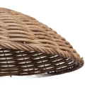 Lampa Wisząca Zewnętrzna E27 z rattanu IP44 Ø60 cm Abruzzo Bellamore 8.webp