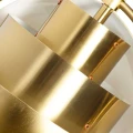 Lampa wisząca designerska E27 nastawna Złota Abruzzo Costa 9.webp