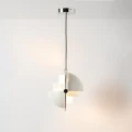 Lampa wisząca designerska E27 nastawna Biała Abruzzo Costa 5.webp