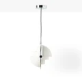 Lampa wisząca designerska E27 nastawna Biała Abruzzo Costa 7.webp