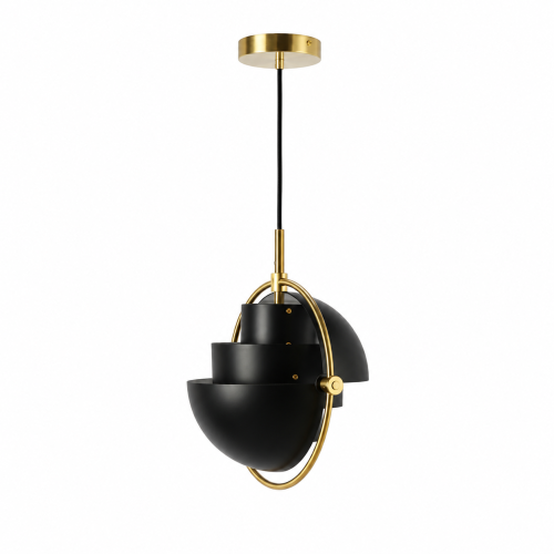 Lampa wisząca designerska E27 nastawna Czarna Abruzzo Costa.png