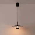 Lampa Wisząca okrągła Czarna ⌀53cm 20W 2700K Abruzzo Lunesso 5.webp