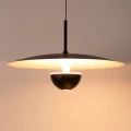 Lampa Wisząca okrągła Czarna ⌀53cm 20W 2700K Abruzzo Lunesso 10.webp