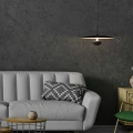 Lampa Wisząca okrągła Czarna ⌀38cm 9W 2700K Abruzzo Lunesso 4.webp