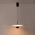 Lampa Wisząca okrągła Czarna ⌀38cm 9W 2700K Abruzzo Lunesso 6.webp