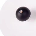 Lampa Wisząca okrągła Czarna ⌀38cm 9W 2700K Abruzzo Lunesso 12.webp