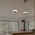 Lampa Wisząca okrągła Czarna ⌀38cm 9W 2700K Abruzzo Lunesso 17.webp