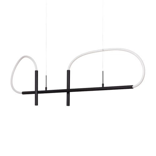 Lampa Wisząca Czarna metalowa 48W 150cm Abruzzo Lunetta.png