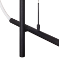 Lampa Wisząca Czarna metalowa 48W 150cm Abruzzo Lunetta 6.png