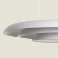 Lampa Wisząca Biała Dysk 24W Ø400 mm CCT Abruzzo Verona 7.webp
