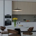 Lampa Wisząca okrągła Czarna ⌀53cm 20W 2700K Abruzzo Lunesso 18.webp