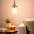 Lampa Wisząca szklana E27 Abruzzo Fiorino 2.webp