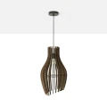 Drewniana lampa wisząca Ø 30cm E27 Abruzzo Aria.webp