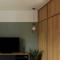 Drewniana lampa wisząca Ø 30cm E27 Abruzzo Aria 4.webp