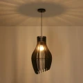 Drewniana lampa wisząca Ø 30cm E27 Abruzzo Aria 8.webp