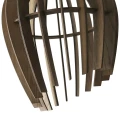 Drewniana lampa wisząca Ø 30cm E27 Abruzzo Aria 10.webp
