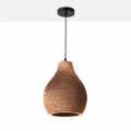 Lampa wisząca z tektury falistej E27 Abruzzo Fiore 2.webp