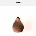 Lampa wisząca z tektury falistej E27 Abruzzo Fiore 2 5.webp