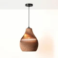 Lampa wisząca z tektury falistej E27 Abruzzo Fiore 2 8.webp