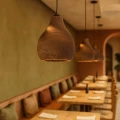 Lampa wisząca z tektury falistej E27 Abruzzo Fiore 2 9.webp