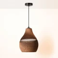 Lampa wisząca z tektury falistej E27 Abruzzo Fiore 2 10.webp