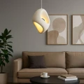 Wisząca lampa Biała E27 Abruzzo Perla 4 2.webp