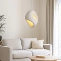 Wisząca lampa Biała E27 Abruzzo Perla 4 7.webp