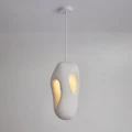 Wisząca lampa Biała E27 Abruzzo Perla 3 3.webp
