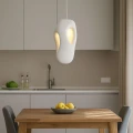 Wisząca lampa Biała E27 Abruzzo Perla 3 8.webp