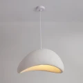 Wisząca lampa Biała E27 30cm Abruzzo Perla 2 3.webp