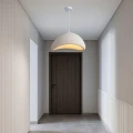 Wisząca lampa Biała E27 30cm Abruzzo Perla 2 8.webp